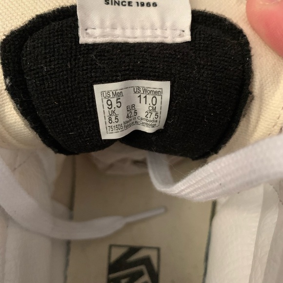 Vans Sk8 Hi Orange High-Top Sneakers - Picture 6 of 6